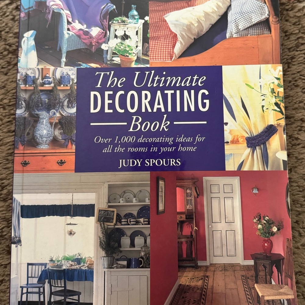 Vintage 1998 The Ultimate Decorating Book Judy Spours Color Palettes Bed Linens